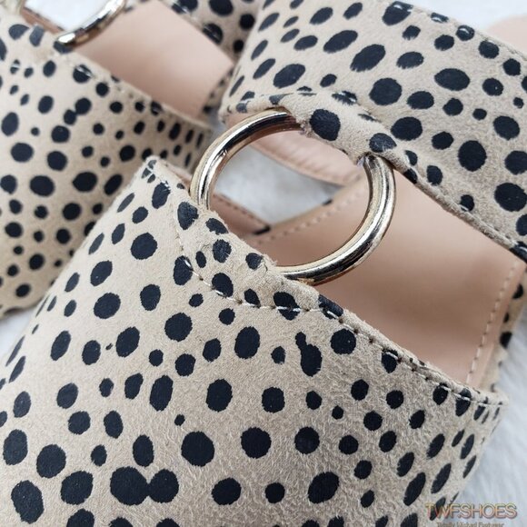 Brand New Cheetah Pointy Toe Flats Mules Clogs Slippers - Picture 9 of 9